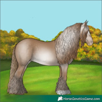 Horse Color:Gray Smoky Creme 