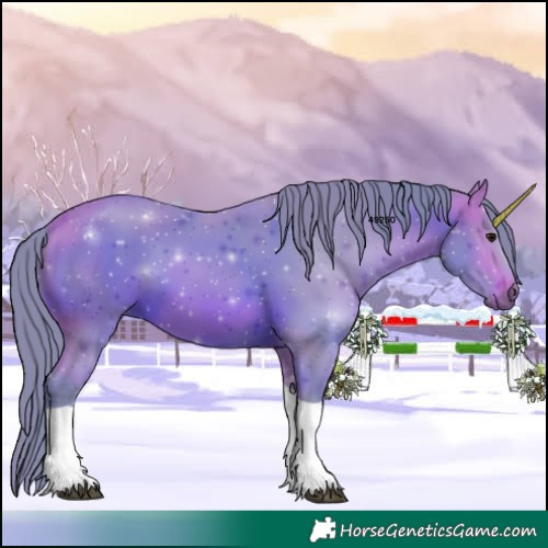 Horse Color:Watercolor Bay Tobiano 