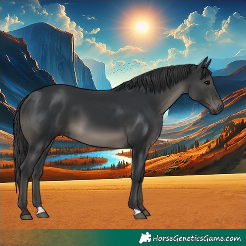 Horse Color:Black 