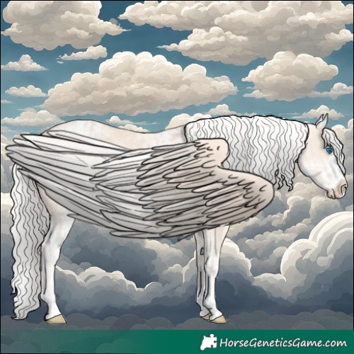 Horse Color:Cremello Splash and White Spotted Cremello Splash