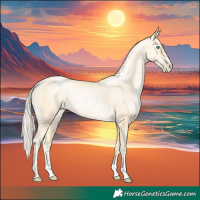 Horse Color:Gold Cream Champagne Pearl 