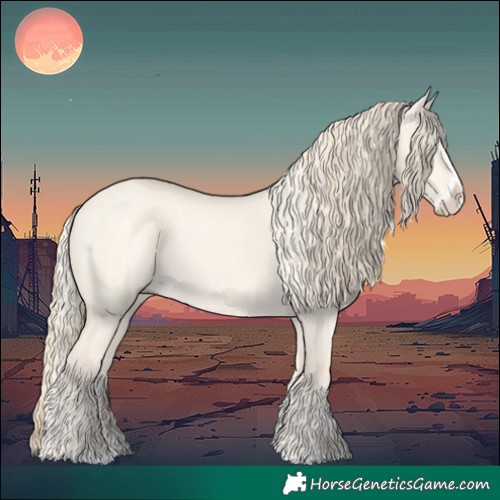 Horse Color:Cremello Dun Splash  and Perlino Dun Splash 
