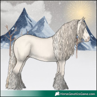 Horse Color:Cremello Dun Splash and Perlino Dun Splash