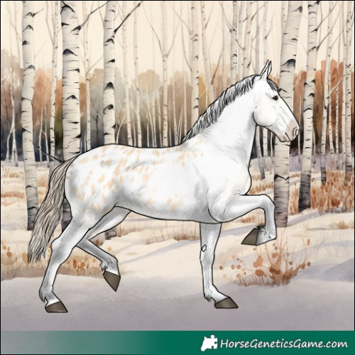 Horse Color:Buckskin Frame Appaloosa 