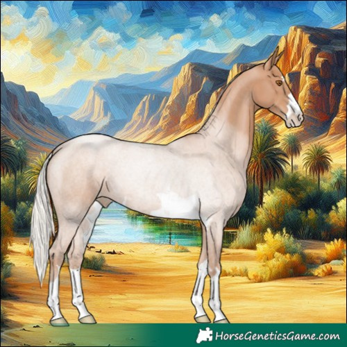 Horse Color:Silver Black Pearl 