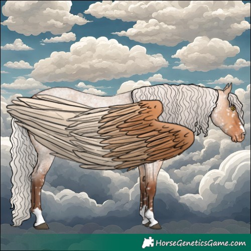 Horse Color:Silver Bay Roan Dun Appaloosa Rabicano