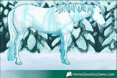 Horse Color:Thunderstruck Liver Chestnut Chinchilla Mushroom Sabino Rabicano 