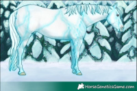 Horse Color:Thunderstruck Liver Chestnut Chinchilla Mushroom Tobiano Blanket 
