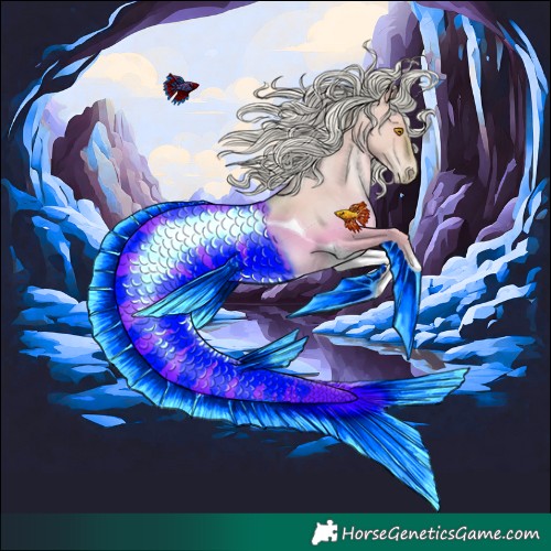 Horse Color:Watercolor Silver Grullo Pearl Tobiano Appaloosa Rabicano 