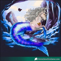 Horse Color:Watercolor Silver Grullo Pearl Tobiano Appaloosa Rabicano