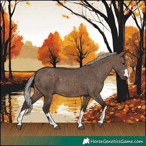 Horse Color:Silver Brown Dun 