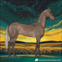 Horse Color:Silver Brown Dun 