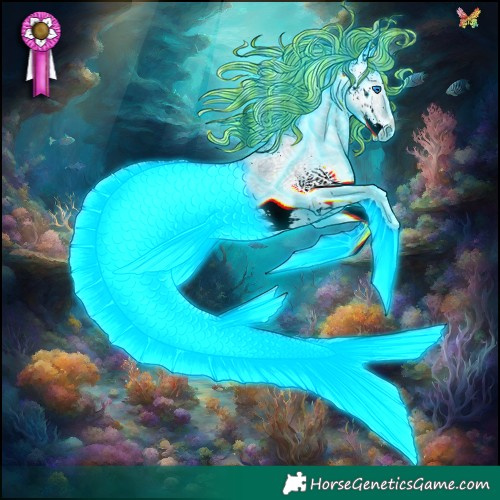 Horse Color:Painted Thunderstruck White Spotted Blue Onyx Sabino Splash 