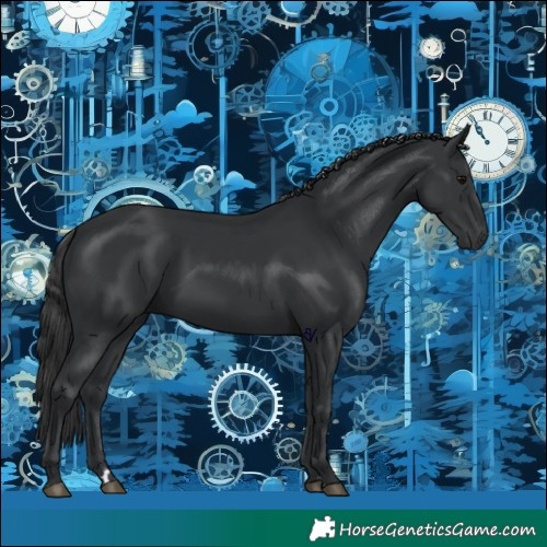 Horse Color:Black 