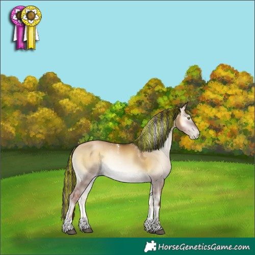 Horse Color:Powder White Gray Painted Liver Red Dun Pearl Onyx 