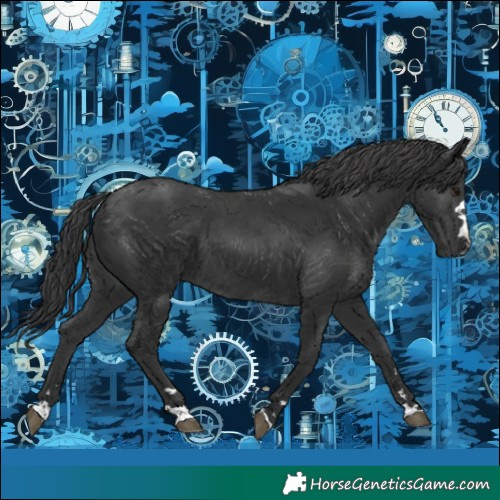 Horse Color:Black 