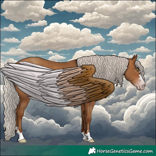 Horse Color:Gray Silver Sable Champagne