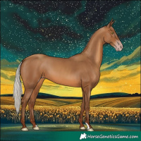 Horse Color:Gray Silver Sable Champagne 