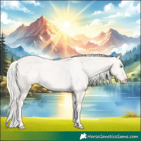 Horse Color:Cremello Varnish 
