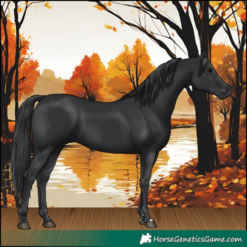 Horse Color:Black 
