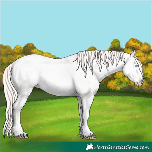 Horse Color:Smoky Creme Ice Dun 