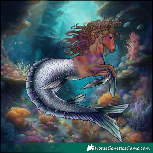 Horse Color:Nacre Chestnut Tobiano Rabicano 