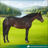 Horse Color:Brown 