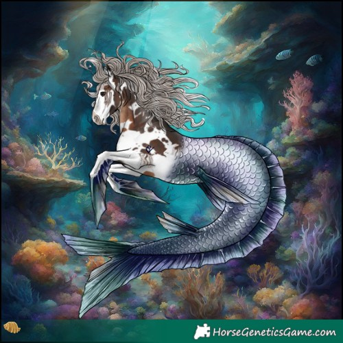 Horse Color:White Spotted Silver Brown Splash 
