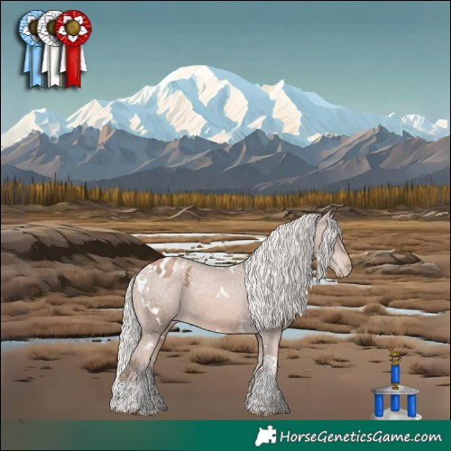 Horse Color:White Spotted Silver Black Pearl Mushroom Tobiano Blanket 