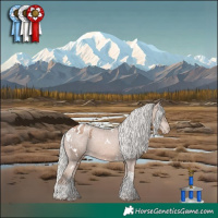 Horse Color:White Spotted Silver Black Pearl Mushroom Tobiano Appaloosa 