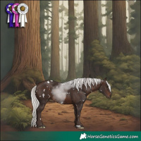 Horse Color:White Spotted Silver Brown Mushroom