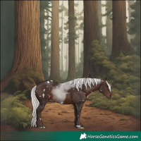 Horse Color:White Spotted Silver Brown Mushroom 