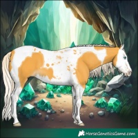 Horse Color:Palomino Splash Tobiano