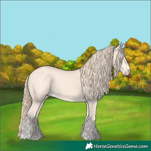 Horse Color:Perlino 