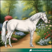 Horse Color:Cremello Dun Splash 