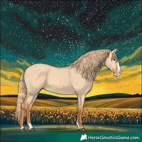 Horse Color:Red Dun Splash 