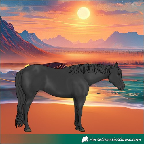 Horse Color:Black 