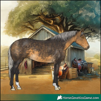 Horse Color:Silver Buckskin