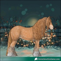 Horse Color:Chestnut Snowflake Varnish  and Chestnut Snowflake Varnish 