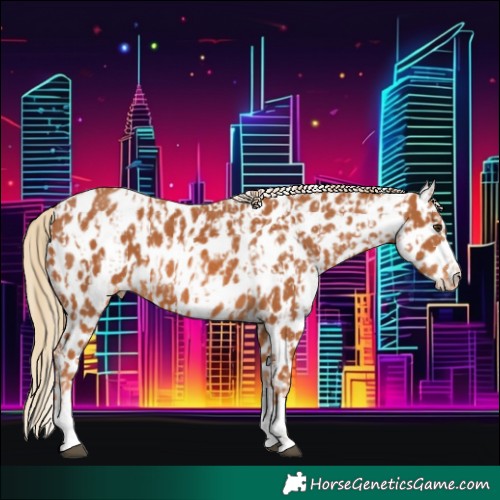 Horse Color:Chestnut Appaloosa Rabicano  and Chestnut Appaloosa Rabicano 
