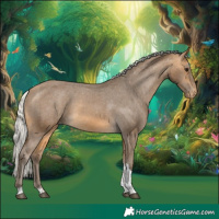 Horse Color:Silver Buckskin Tobiano Appaloosa