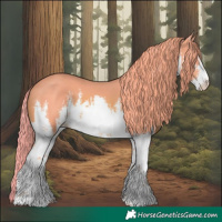 Horse Color:Watercolor White Spotted Chestnut