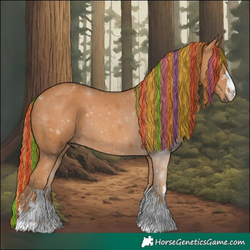 Horse Color:Painted Chestnut 