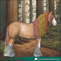 Horse Color:Painted White Spotted Chestnut 