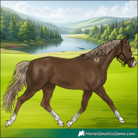 Horse Color:Chocolate Palomino