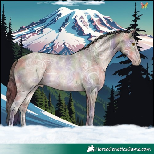 Horse Color:Nacre Sable Champagne Ice 