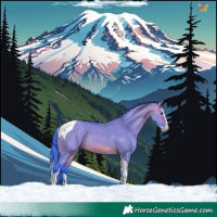 Horse Color:Watercolor Brown Dun Splash Tobiano 