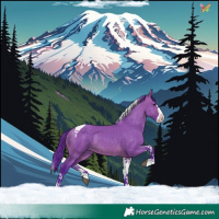 Horse Color:Watercolor Brown Dun Splash Tobiano 