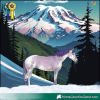 Horse Color:Watercolor Bay Dun Splash Tobiano  and Watercolor Bay Dun Splash Tobiano 