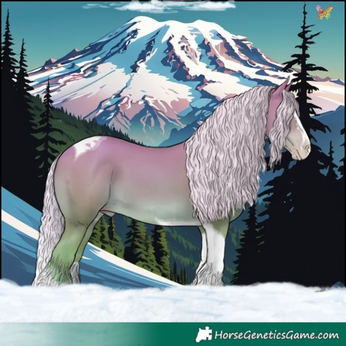 Horse Color:Silver Classic Champagne Splash Tobiano 